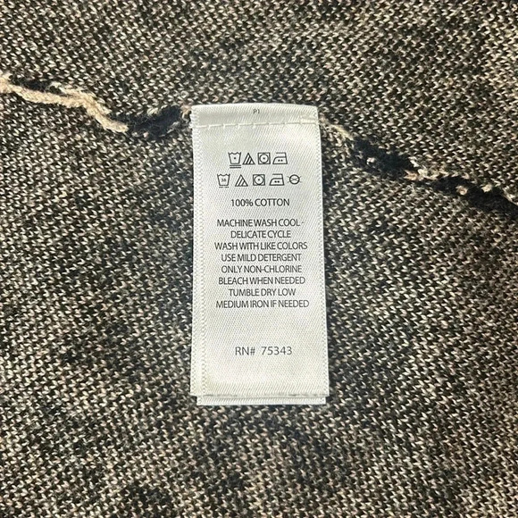 Ruby Moon Leopard Animal Print Sweater Cardigan Size Large - Picture 9 of 10